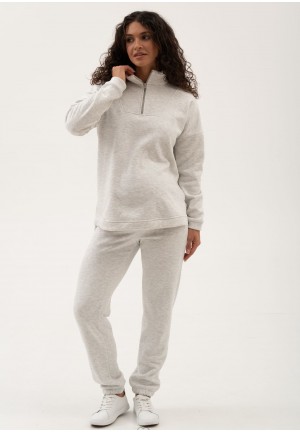 Набор для беременных утепл.(еврофлис) св.серый меланж (мм913) Набор для беременных утепл.(еврофлис) св.серый меланж (мм913)